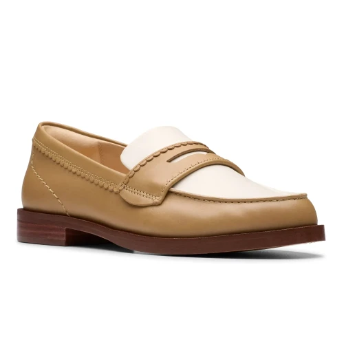 Clarks - Straven Edge Light Tan Combi