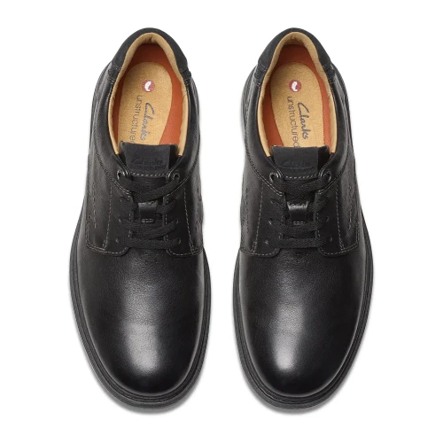 Clarks - Un Briley Pace Black Leather