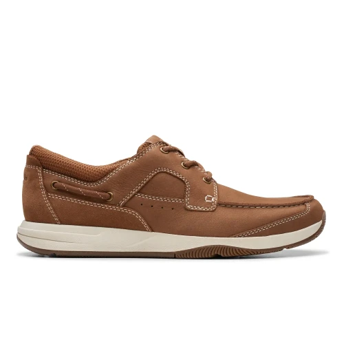 Clarks - Sailview Lace Light Tan Nubuck