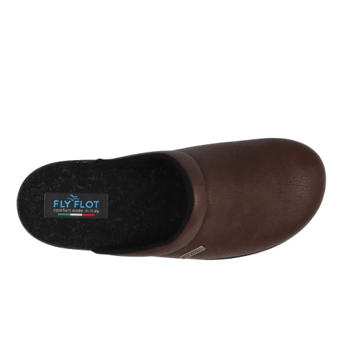 Fly Flot - Synthetic Man Slipper Dark-Brown