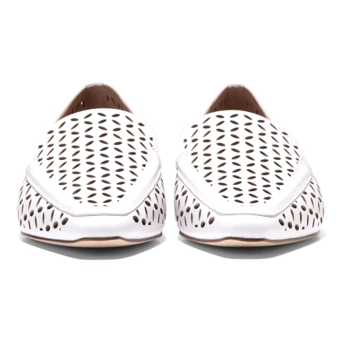 Cole Haan - Chantal Loafers White Perforated Ltr