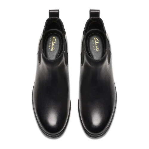 Clarks - Havisham Top Black Leather