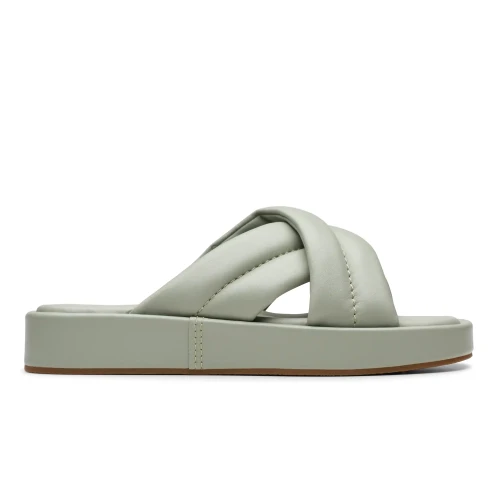 Clarks - Alda Glide Light Green Lea