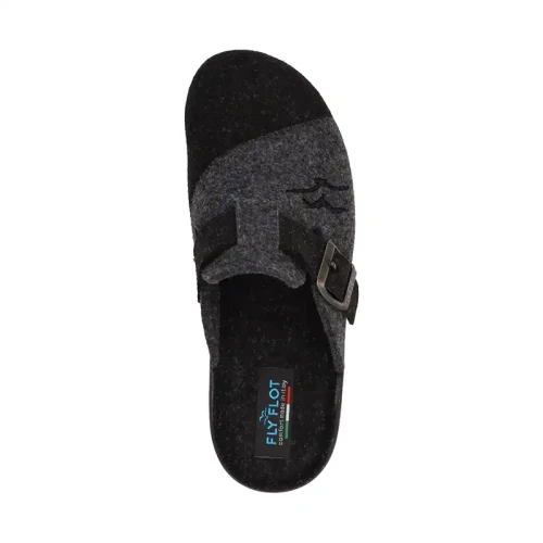 Fly Flot - Cloth Man Slipper Black