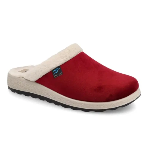 Fly Flot - Cloth Woman Slipper Burgundy