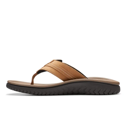 Clarks - Wesley Sun Tan Leather
