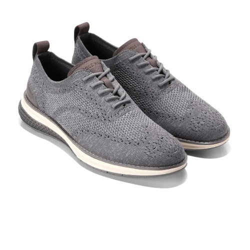Cole Haan - Og Energyweave Stitchlite Wing Oxfords Stormcloud   Ironstone   Ivory