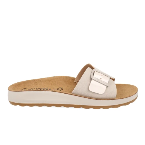 Fly Flot - Synthetic Woman Slipper Ivory