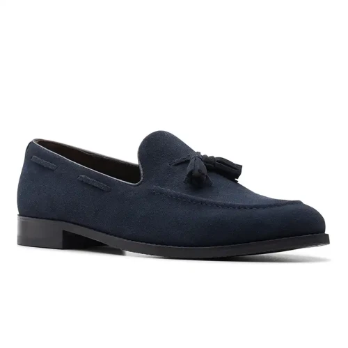 Clarks - Craftarlo Trim Navy Suede
