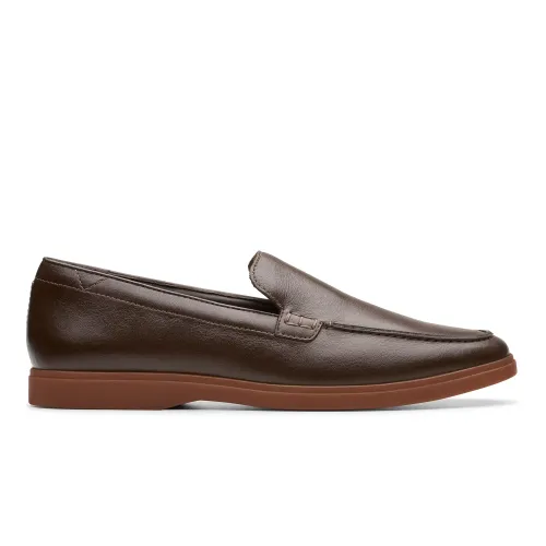Clarks - Torford Easy Dark Brown Lea