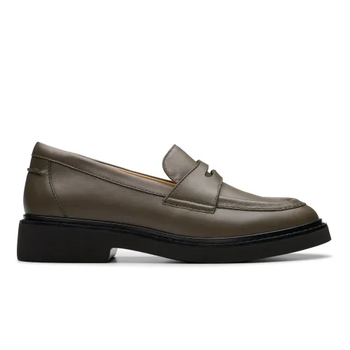 Clarks - Splend Edge Dark Olive Lea