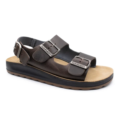 Fly Flot - Synthetic Man Sandal Dark-Brown