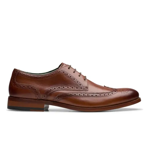 Clarks - Craftjames Tip Mid Tan Lea