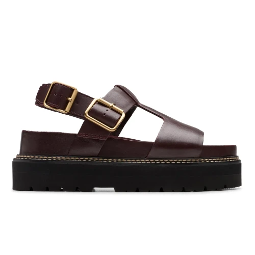 Clarks - Orianna Sky Wine Leather