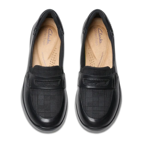 Clarks - Ellowyn Penny Black Leather