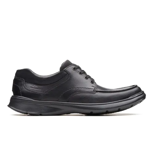 Clarks - Cotrell Edge Blk Smooth Lea