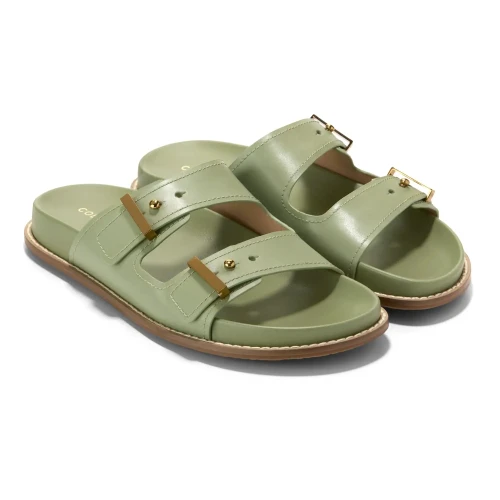 Cole Haan - Marisol Footbed Sandals Oil Green Ltr