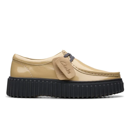 Clarks - Torhill Bee Beige Patent