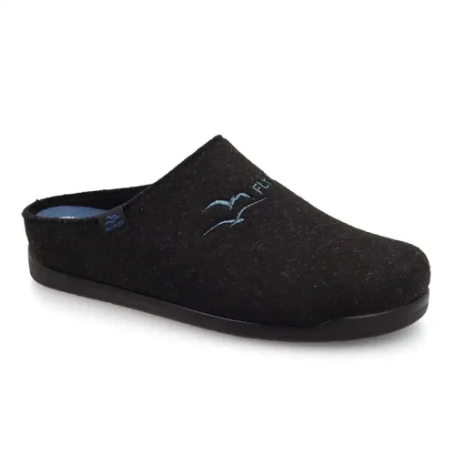 Fly Flot - Cloth Man Slipper Black