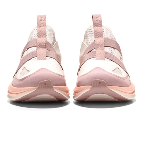 Cole Haan - Og Quadstar Monk Strap Running Sneakers Fawn Crystal Gray  Cameo Rose Ivory