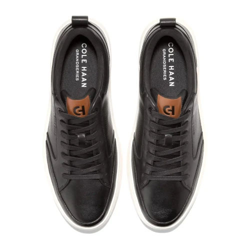 Cole Haan - Grand Crosscourt Premier Ii Sneakers Black   British Tan   Optic White