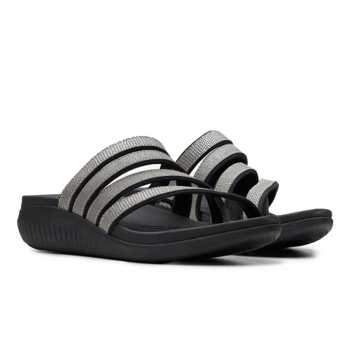 Clarks - Glide Hi Iris Pewter Metallic