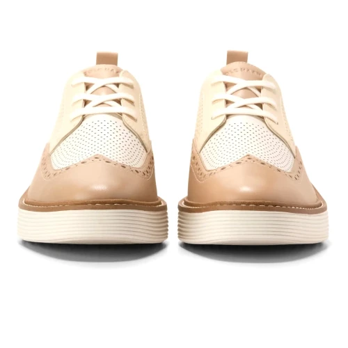 Cole Haan - Originalgrand Platform Wingtip Oxford Ch Soft Buff Vanilla Custard Ivory