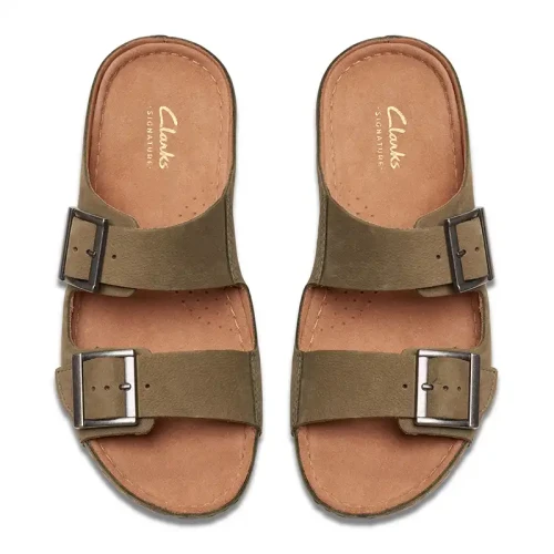 Clarks - Brookleigh Sun Olive Nubuck