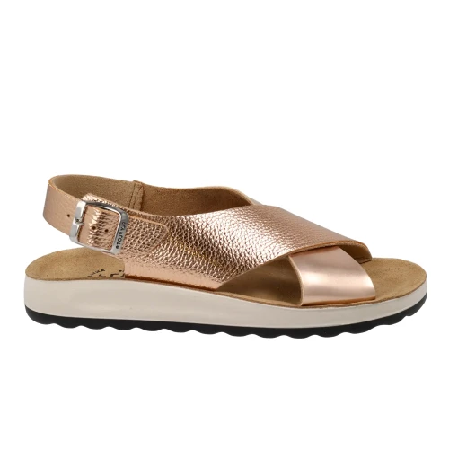 Fly Flot - Synthetic Woman Sandal Dark Gold