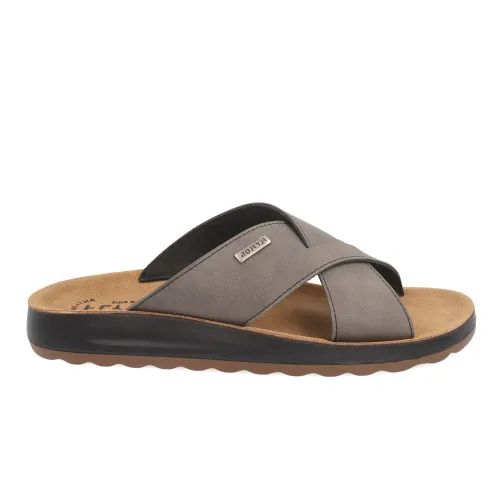Fly Flot - Synthetic Man Slipper Anthracite