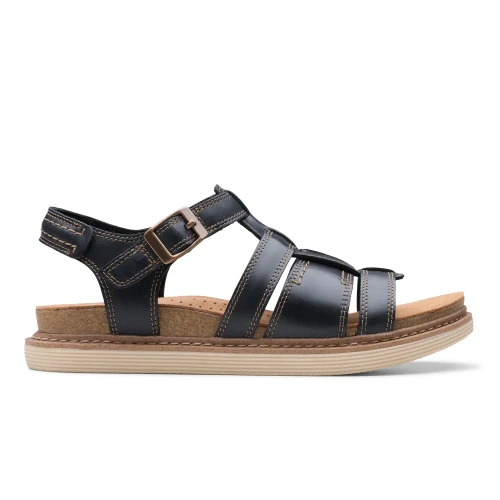 Clarks - Arwell Sun Black Leather
