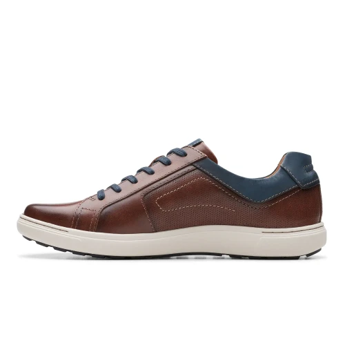 Clarks - Mapstone Lace Mahogany Leather