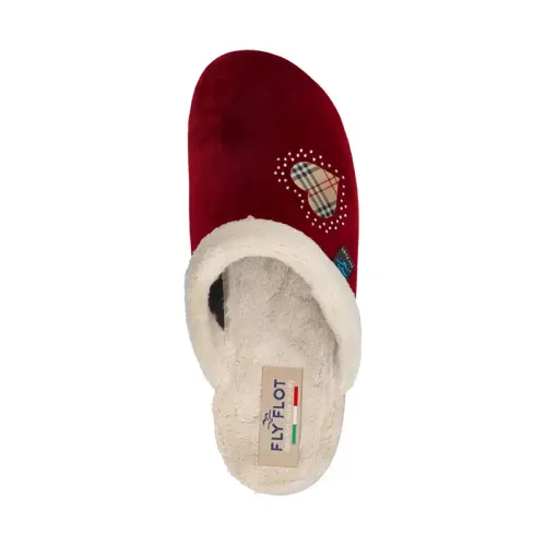Fly Flot - Cloth Woman Slipper Burgundy