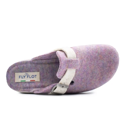 Fly Flot - Cloth Woman Slipper Dark Lilac