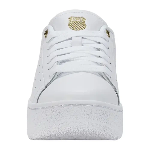 K-Swiss - Classic Pf Platfor White White/Gold
