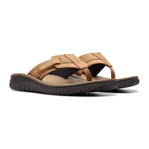Clarks - Wesley Sun Tan Leather