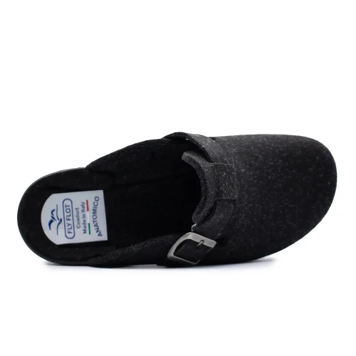Fly Flot - Cloth Man Slipper Black