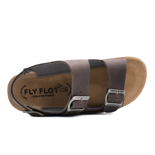Fly Flot - Synthetic Man Sandal Dark-Brown