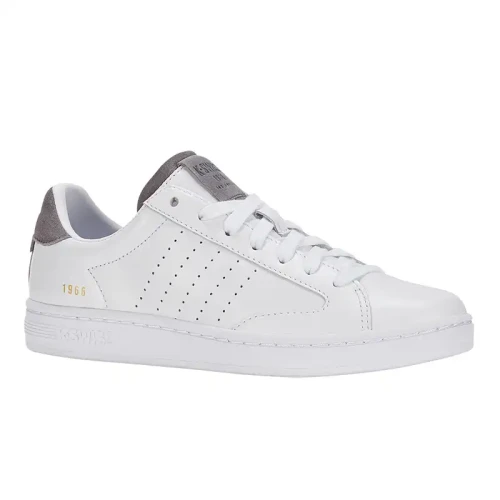 K-Swiss - Lozan  Klub Lth Wht/Wht/Charcoal Sd M