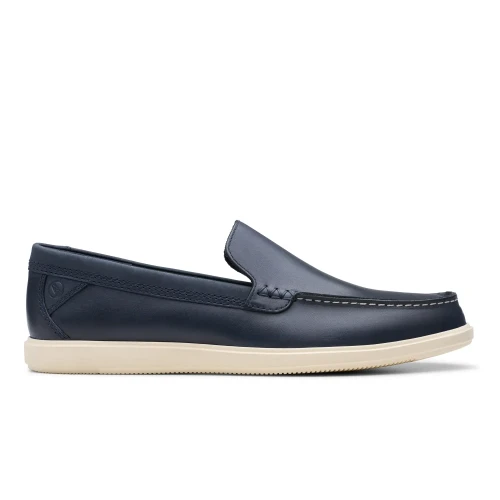 Clarks - Bratton Loafer Navy Leather