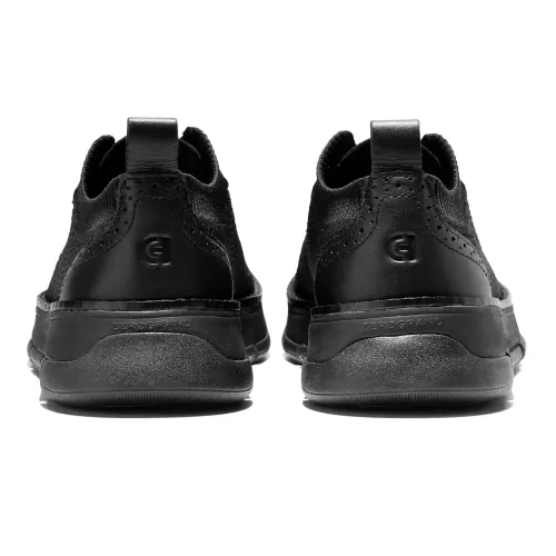 Cole Haan - Zerogrand Revel Stitchlite Oxfords Black Knit Leather Black