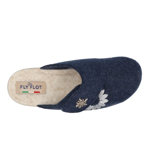Fly Flot - Cloth Woman Slipper Blue