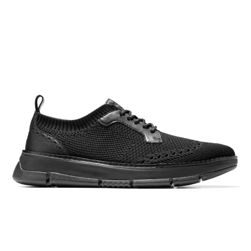 Cole Haan - Zerogrand Revel Stitchlite Oxfords Black Knit Leather Black