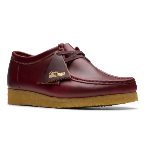 Clarks - Wallabee. Damson Leather