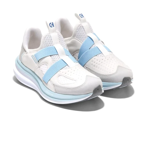 Cole Haan - Og Quadstar Monk Strap Running Sneakers Nimbus Cloud Microchip Skyway Opti White