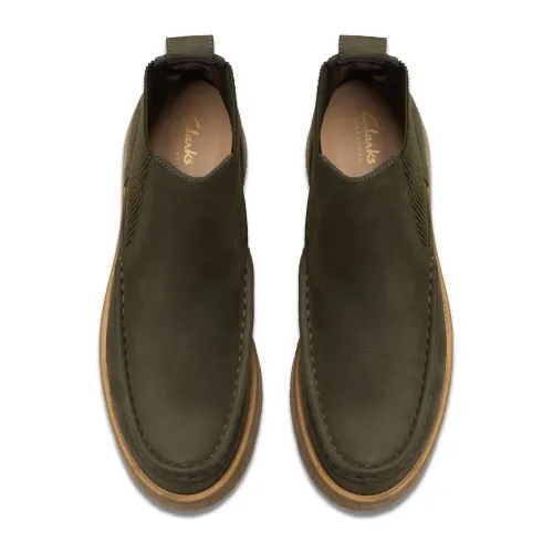 Clarks - Linoso Top Dark Green Nub