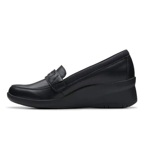 Clarks - Suttyn Penny Black Leather