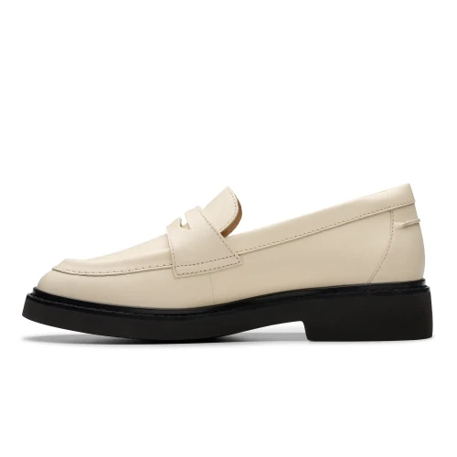 Clarks - Splend Edge Cream Leather