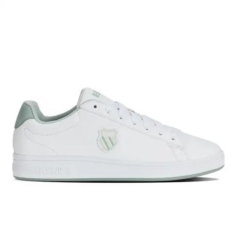 K-Swiss - Court Shield Wht/Cnrygr/Frstgrn M
