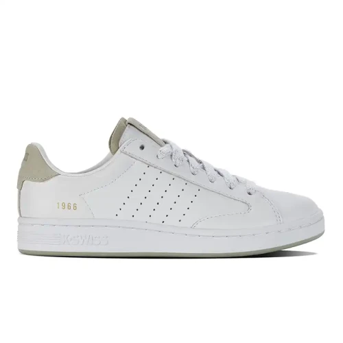 K-Swiss - Lozan  Klub Lth Wht/Wht/Agath Gry Sd M